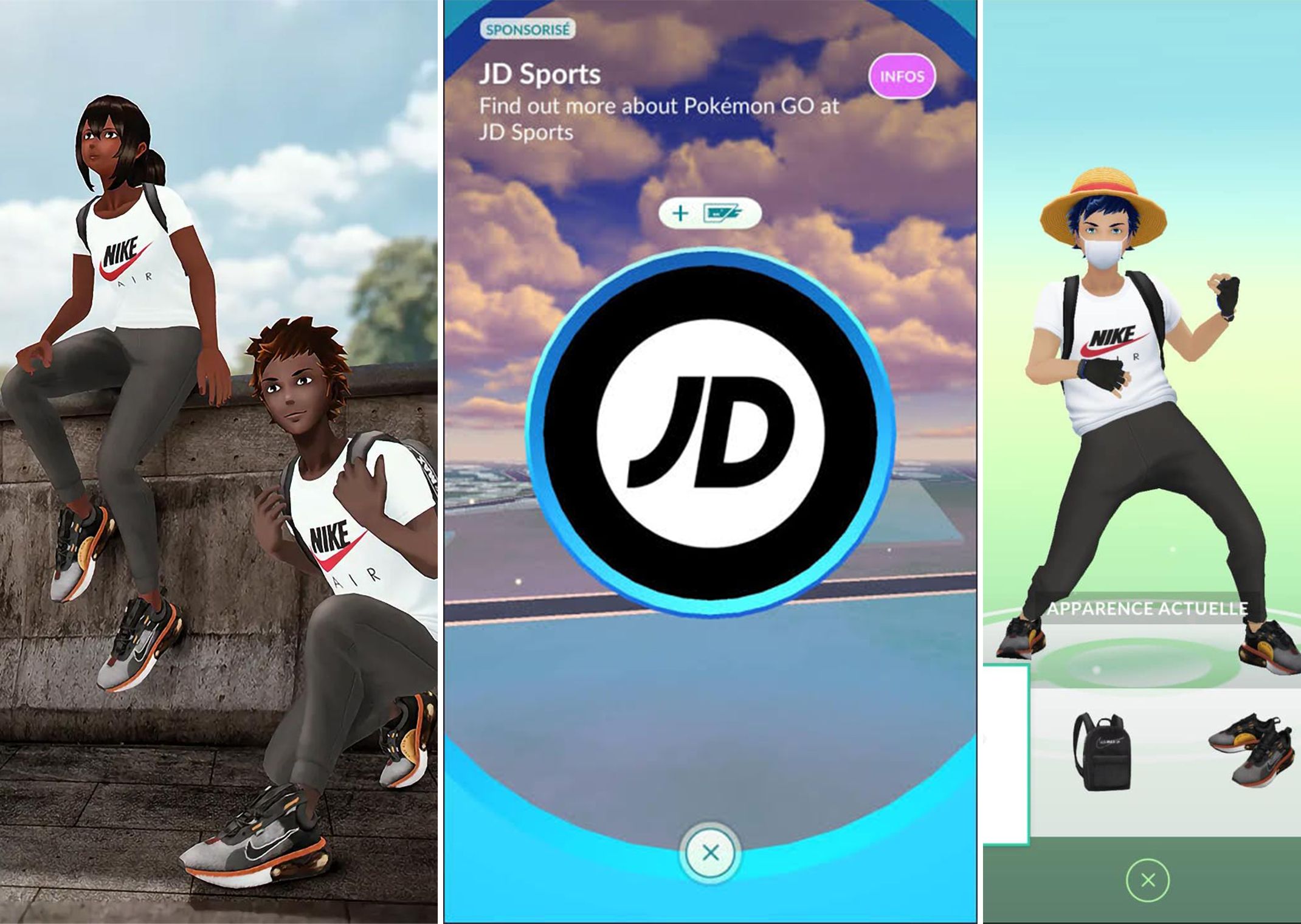 Pokemon Go x JD Sports x Nike
