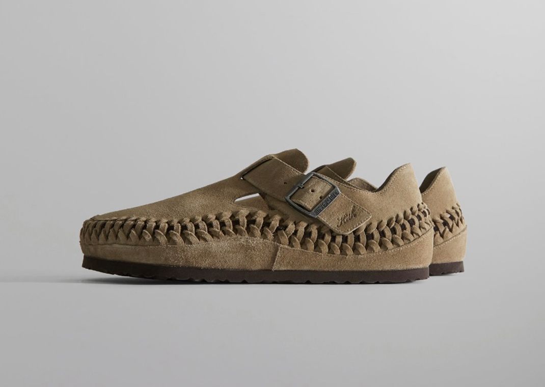 Kith x Birkenstock Braided London Tan Lateral