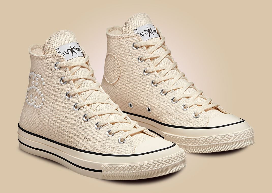 Stussy x Converse Chuck 70 Hemp Pearl