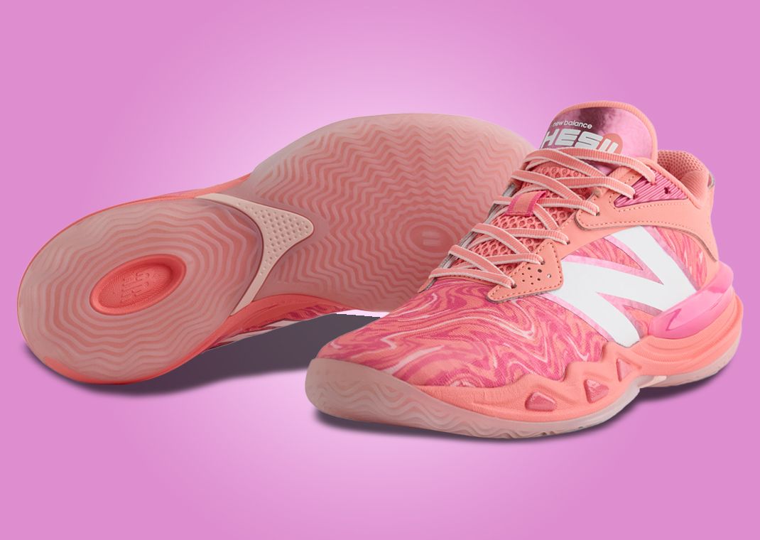 New Balance Hesi Low v2 Dragon Berry Angle & Outsole