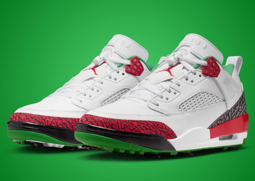Spikes Lee: Jordan Spizike Gets the Golf Treatment in OG White Spikes Lee: Jordan Spizike Gets the Golf Treatment in OG White