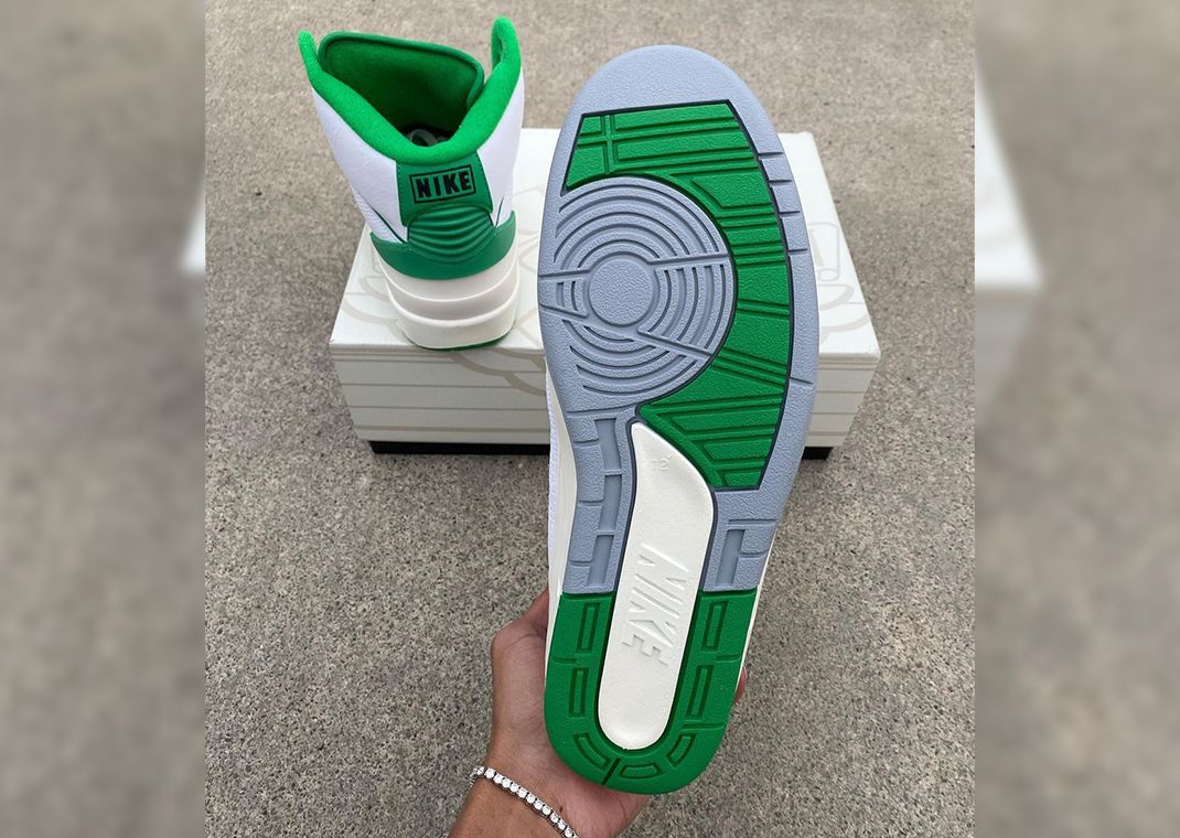 Lucky Green Accents This Air Jordan 2