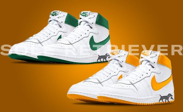 Pine Green And University Gold Accent The Jordan Air Ship