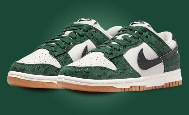 The Nike Dunk Low Green Snakeskin Releases October 17