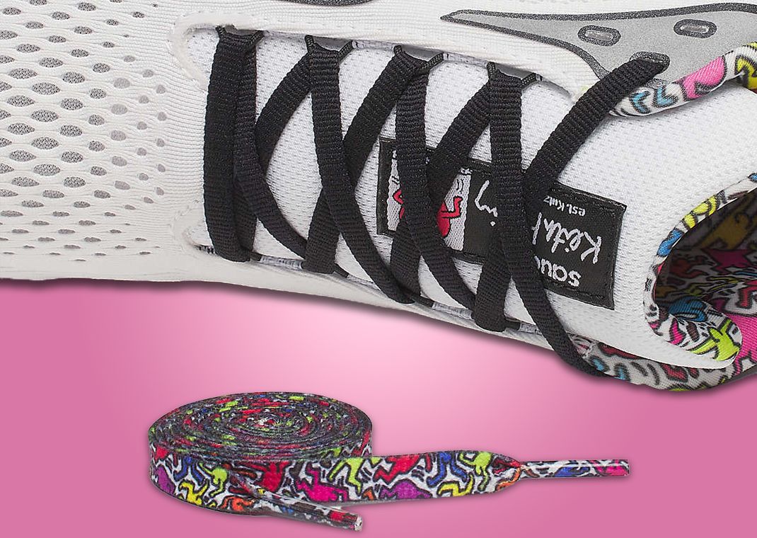 Keith Haring x Saucony Ride 18 Detail