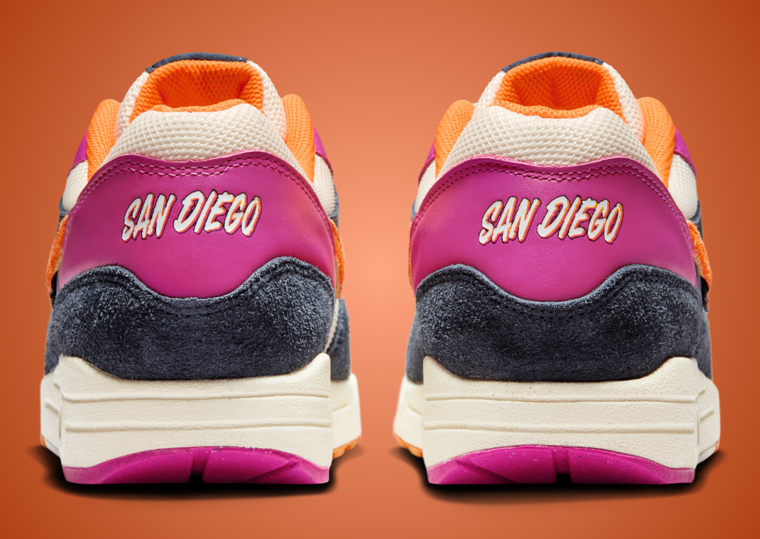 Nike Air Max 1 Padres City Connect Heel