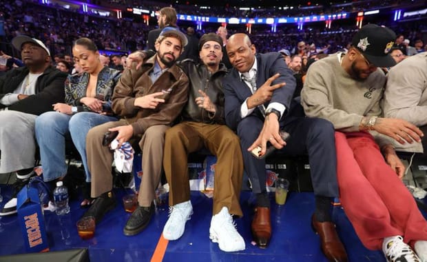Rauw Alejandro Debuted the Nike Shox R4 Puerto Rico Courtside at MSG