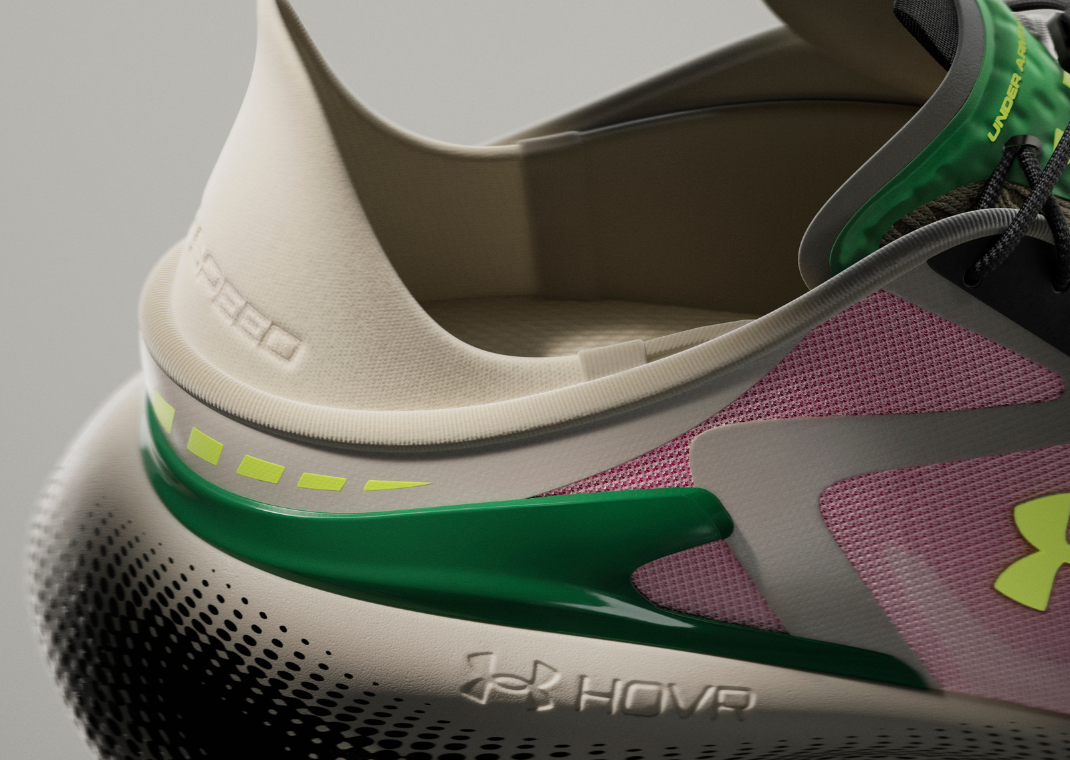 Under Armour ECHO Multi-Color Heel Detail