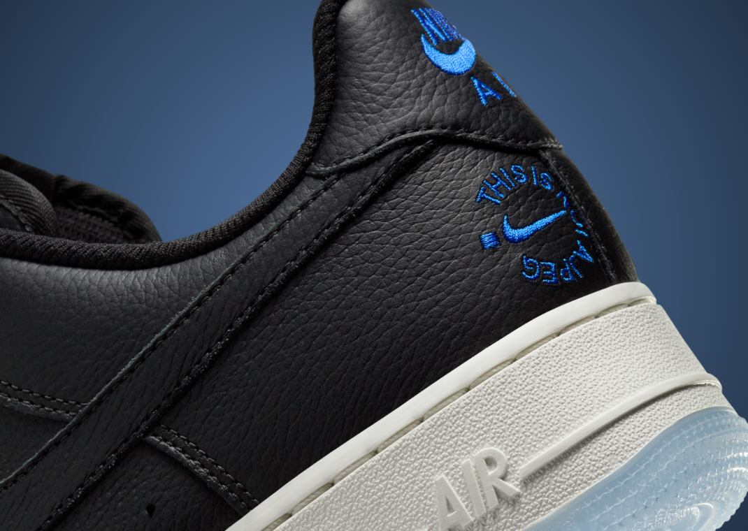 .SWOOSH x Nike Air Force 1 Low TINAJ B Heel Detail
