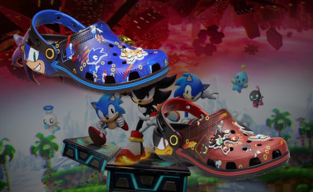 The Sonic the Hedgehog x Crocs Classic Clog Pack Features Sonic and Shadow