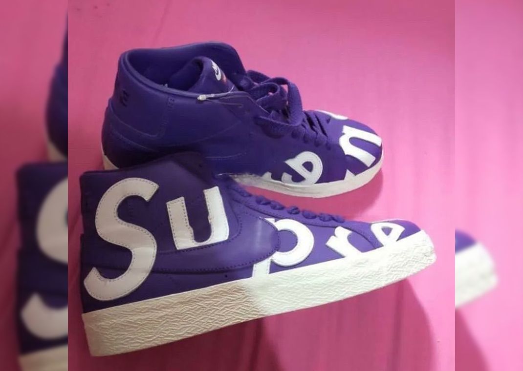 Supreme x Nike SB Zoom Blazer Mid "Purple"