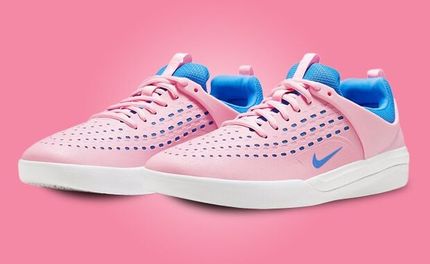 Nyjah Huston s Nike SB Zoom Nyjah 3 Gets a Pink Blue Makeover