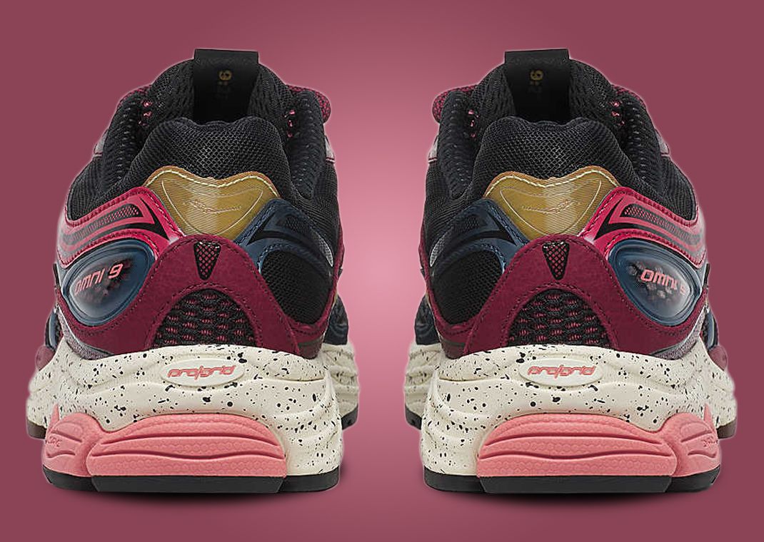 Saucony ProGrid Omni 9 Autumnal Equinox Heel