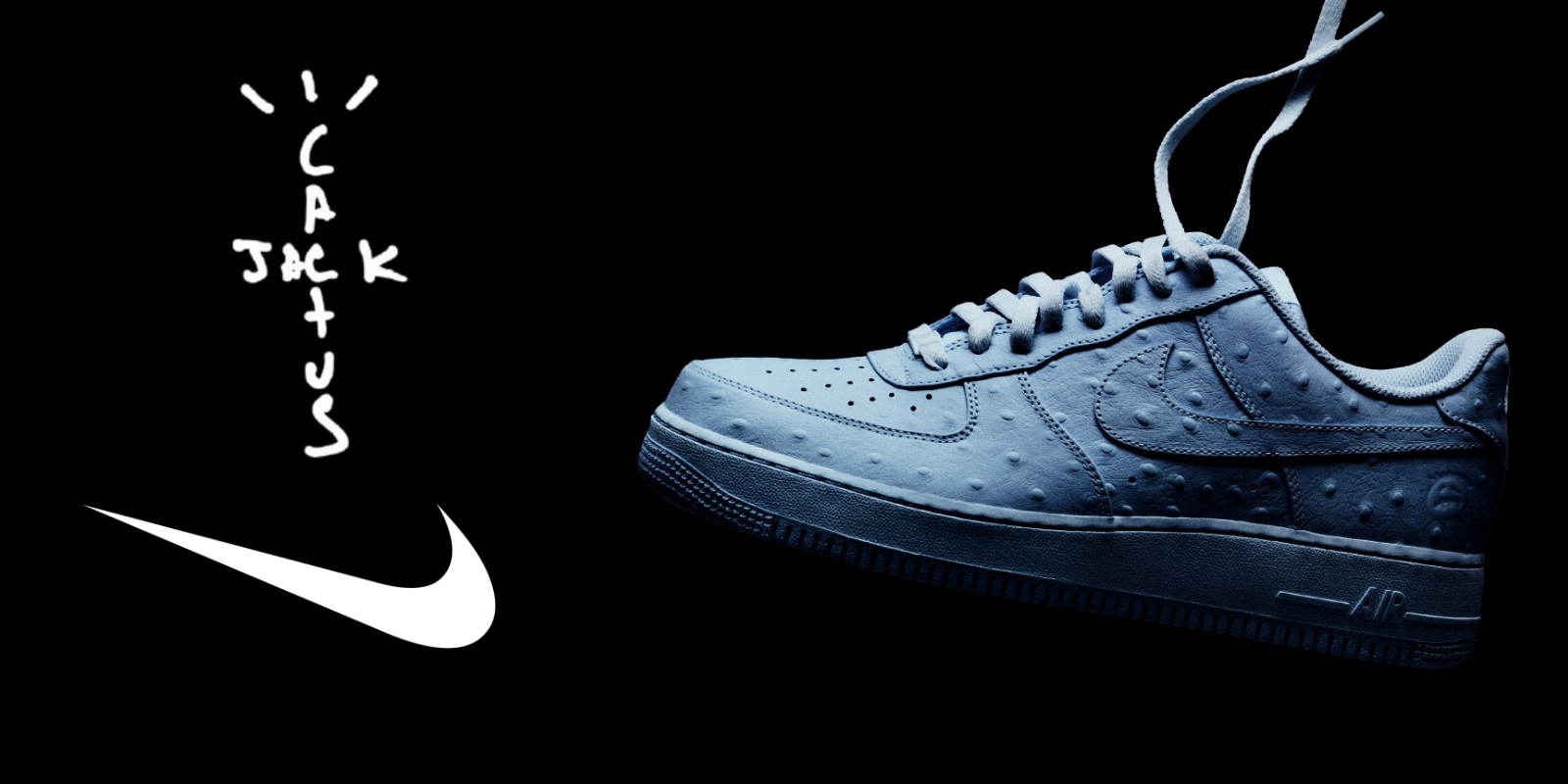 Travis Scott’s Nike Air Force 1 Low Ice Blue is Available at a Pop-Up in NYC