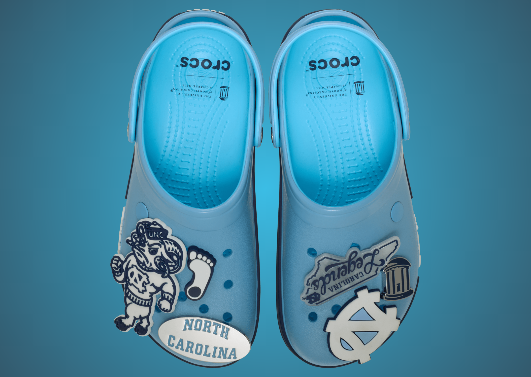 NCAA X Crocs Classic CrocBand UNC - Top