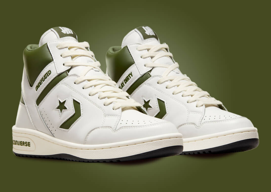 Undefeated x Converse Weapon White Chive