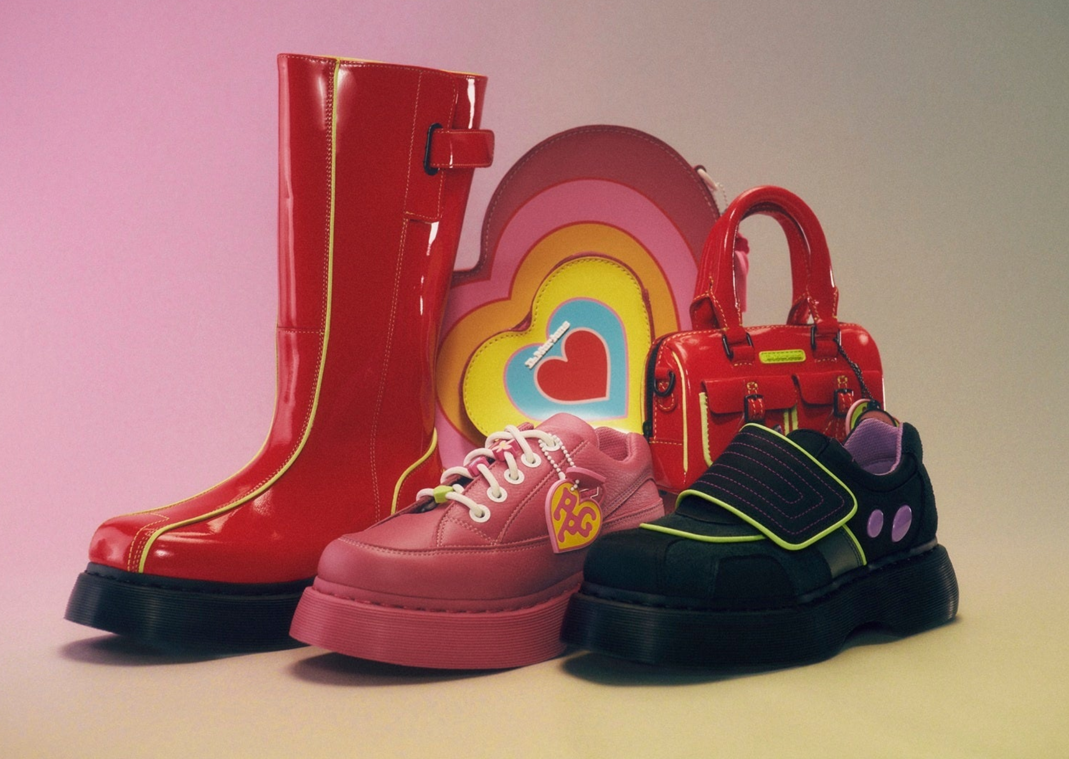 The Powerpuff Girls x Dr. Martens Heroes and Villains Collection