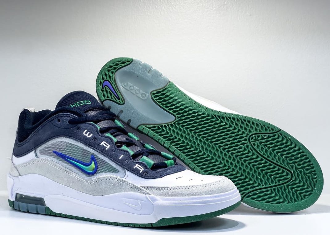 Nike SB Air Max Ishod White Violet Obsidian Angle