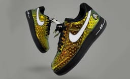 This Nike Air Force 1 Low Warning Label PE is a Gold Medal Leftover from All-Star Weekend