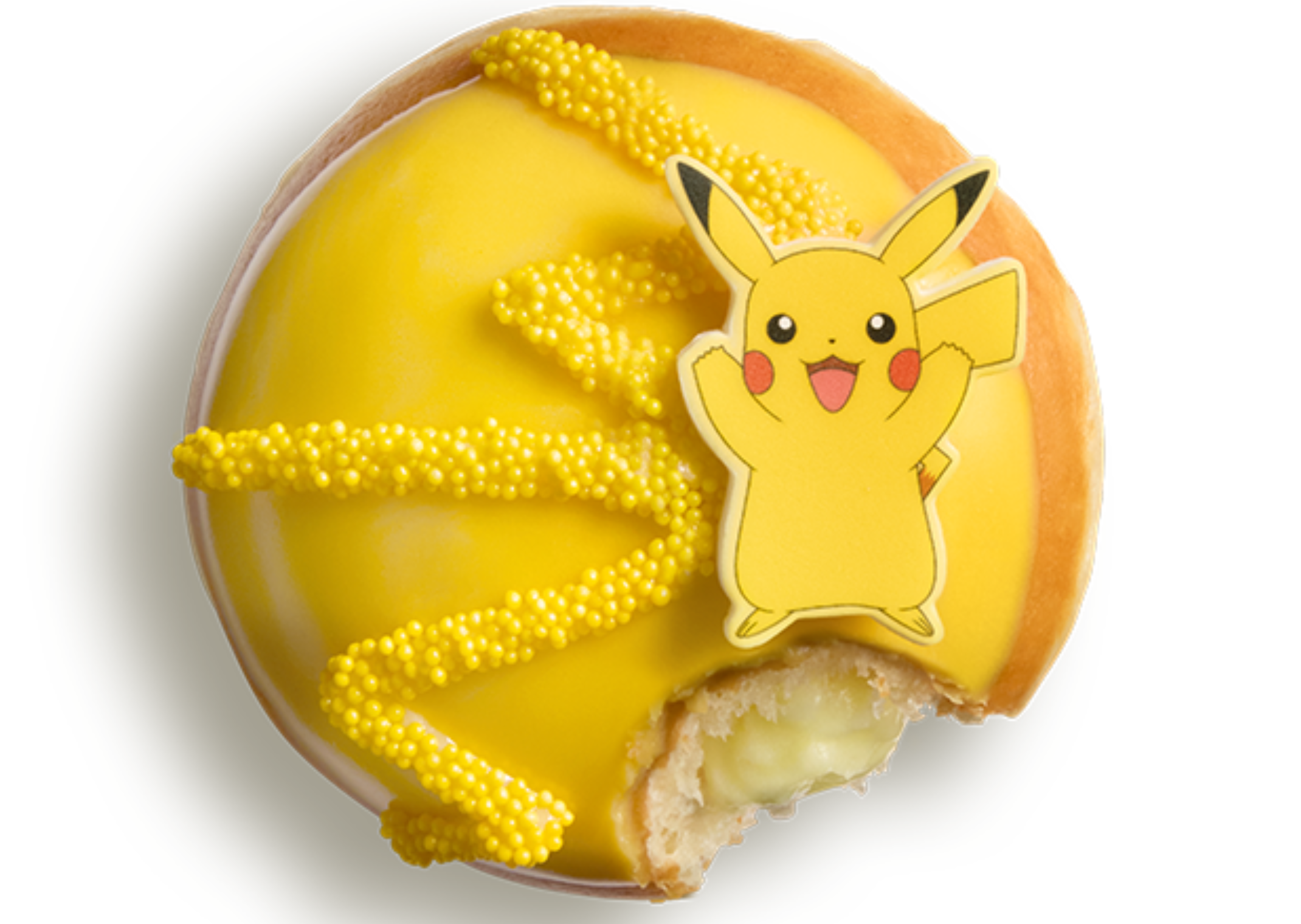 Pikachu Krispy Kreme Pokémon Doughnut