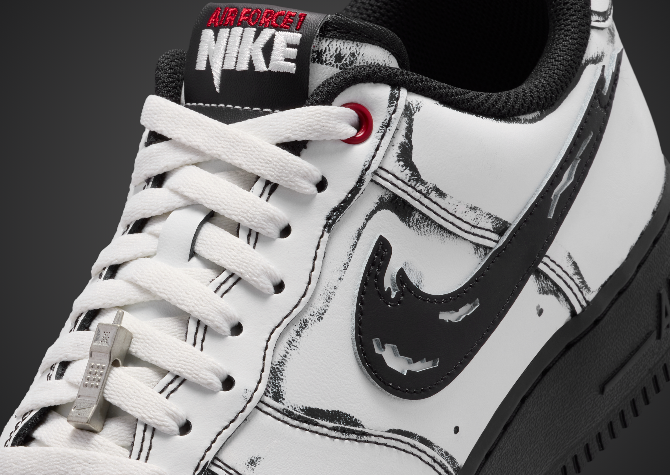 Nike Air Force 1 Low Scream Official Look - Detail