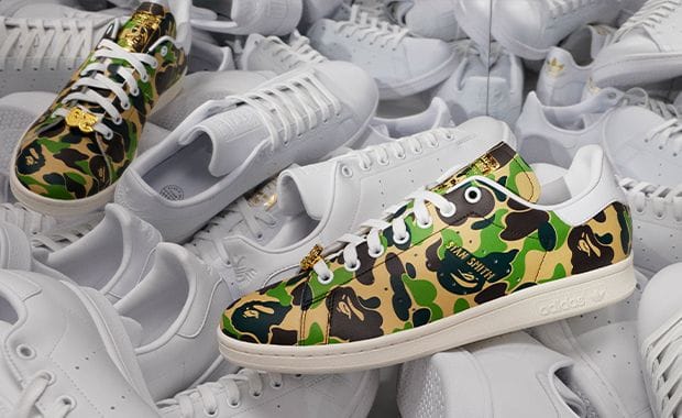 The BAPE x adidas Stan Smith Camo Restocks June 2025