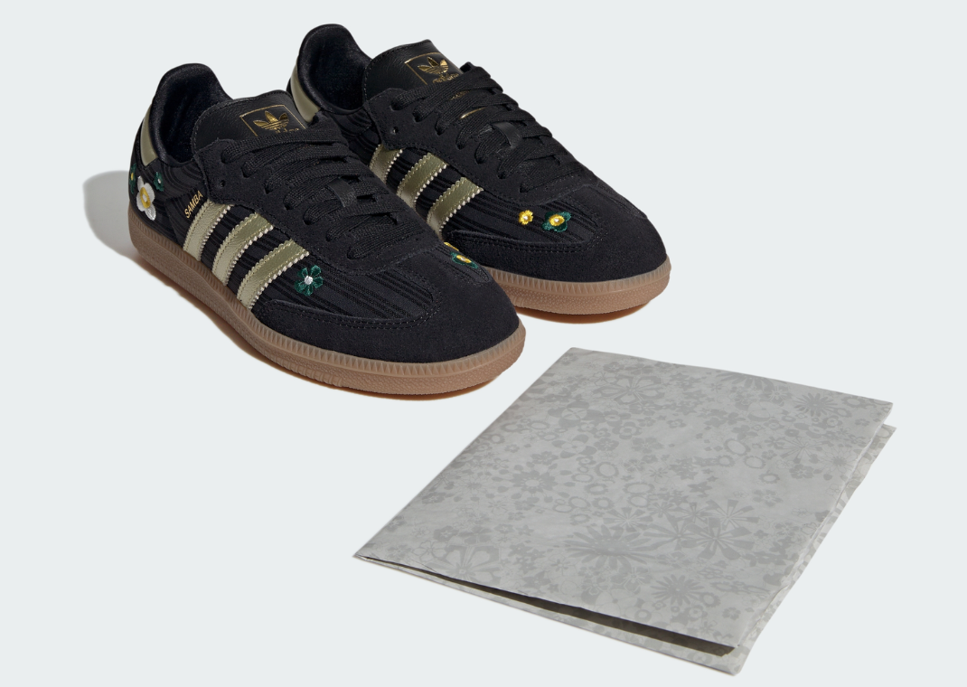 Liberty London x adidas Samba Black Gold