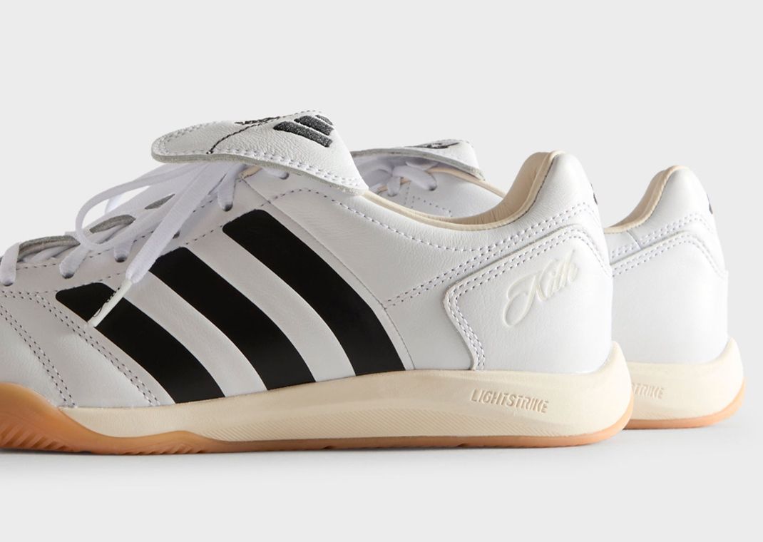 Kith x adidas Predator 2002 IC White Black Gum Detail
