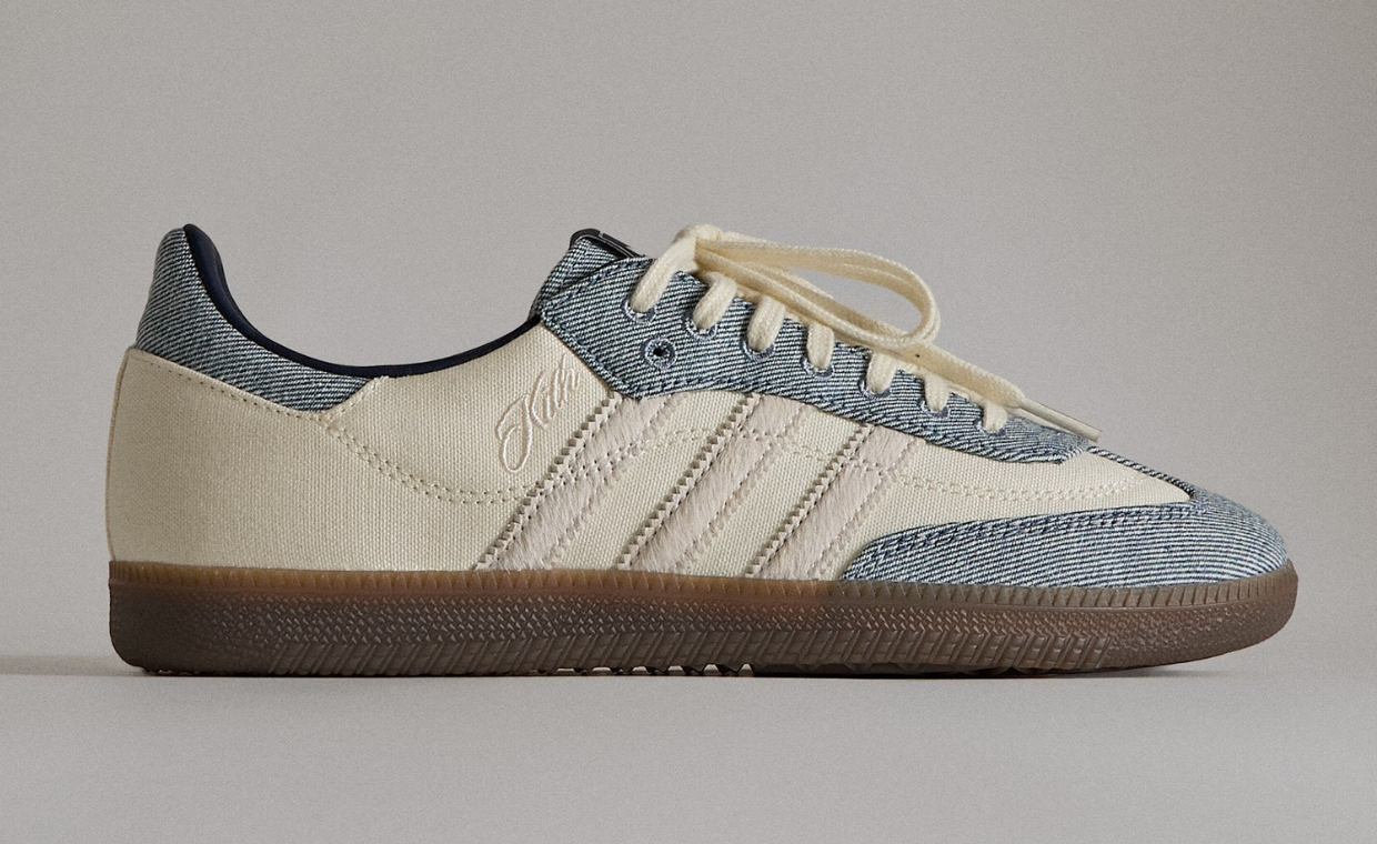 The Kith x adidas Samba Denim Drops Next Week