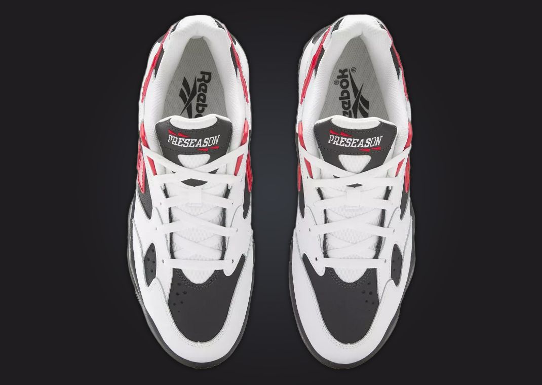 Reebok Preseason 94 Low White Black Red Top
