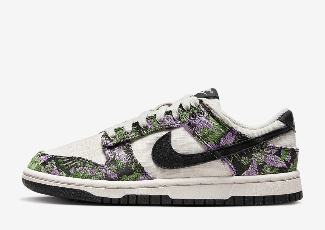 Nike Dunk Low NN Floral Tapestry (W) Lateral