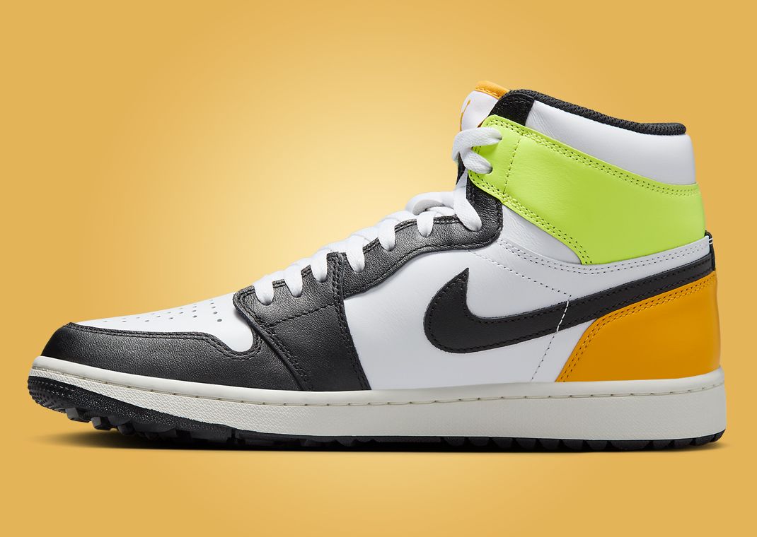 Air Jordan 1 High Golf Volt Gold Medial