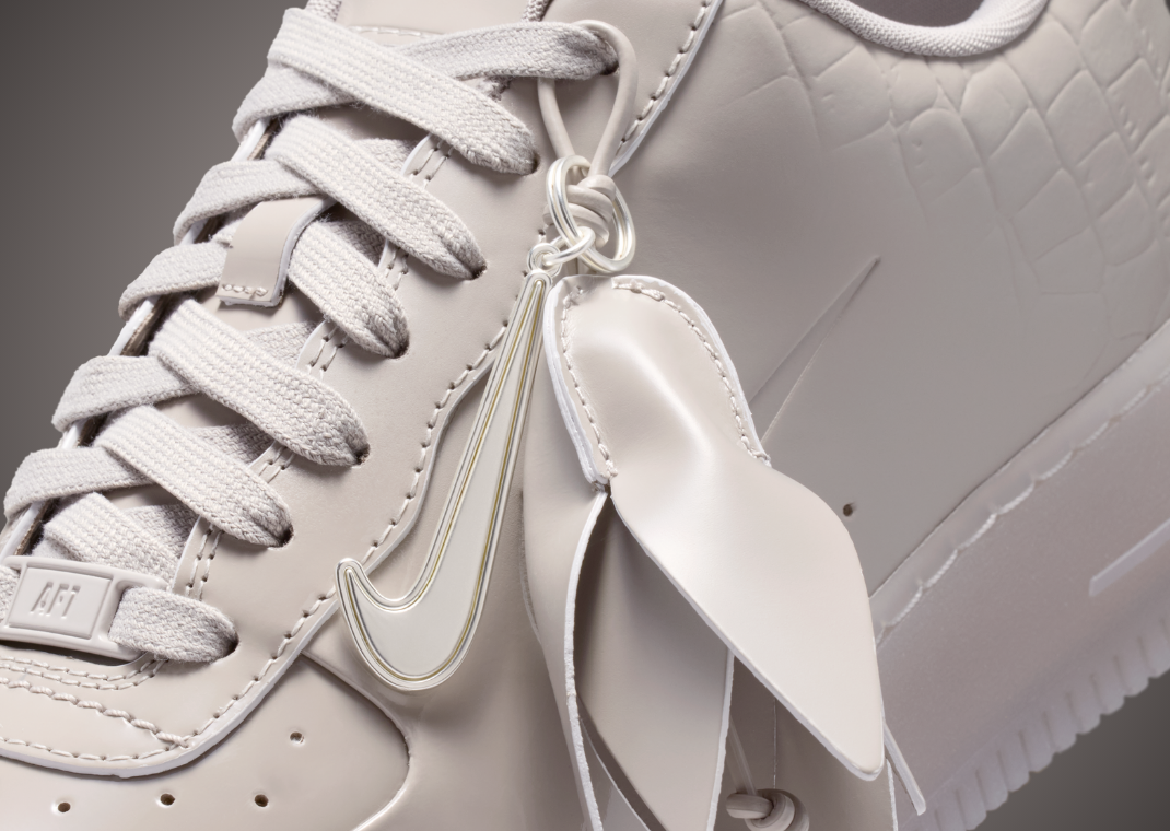 Nike Air Force 1 Low Made in Italy College Grey (W) Detail