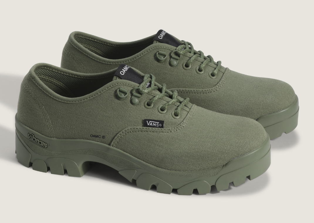 OAMC x Vans OTW Authentic Oxford Olive - Angle