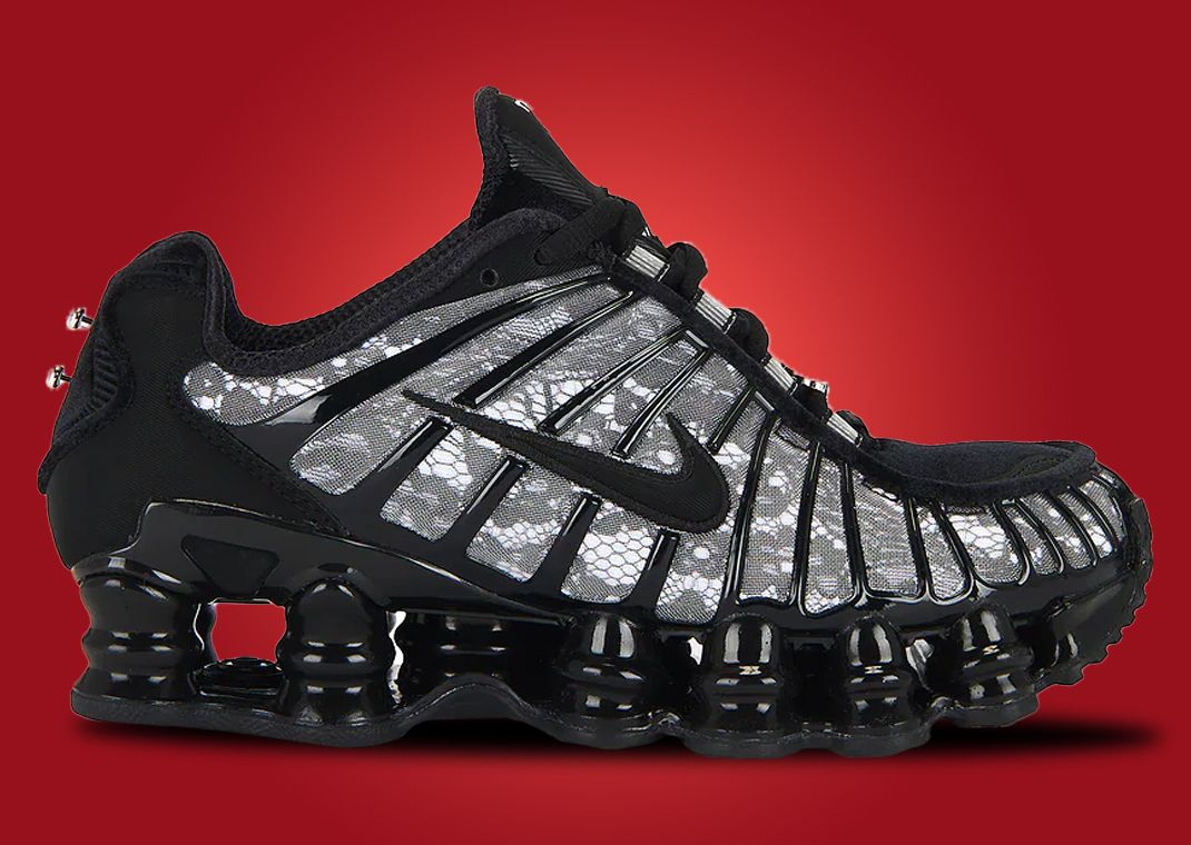Riccardo Tisci x Nike Shox TL SP Black White (W) Lateral