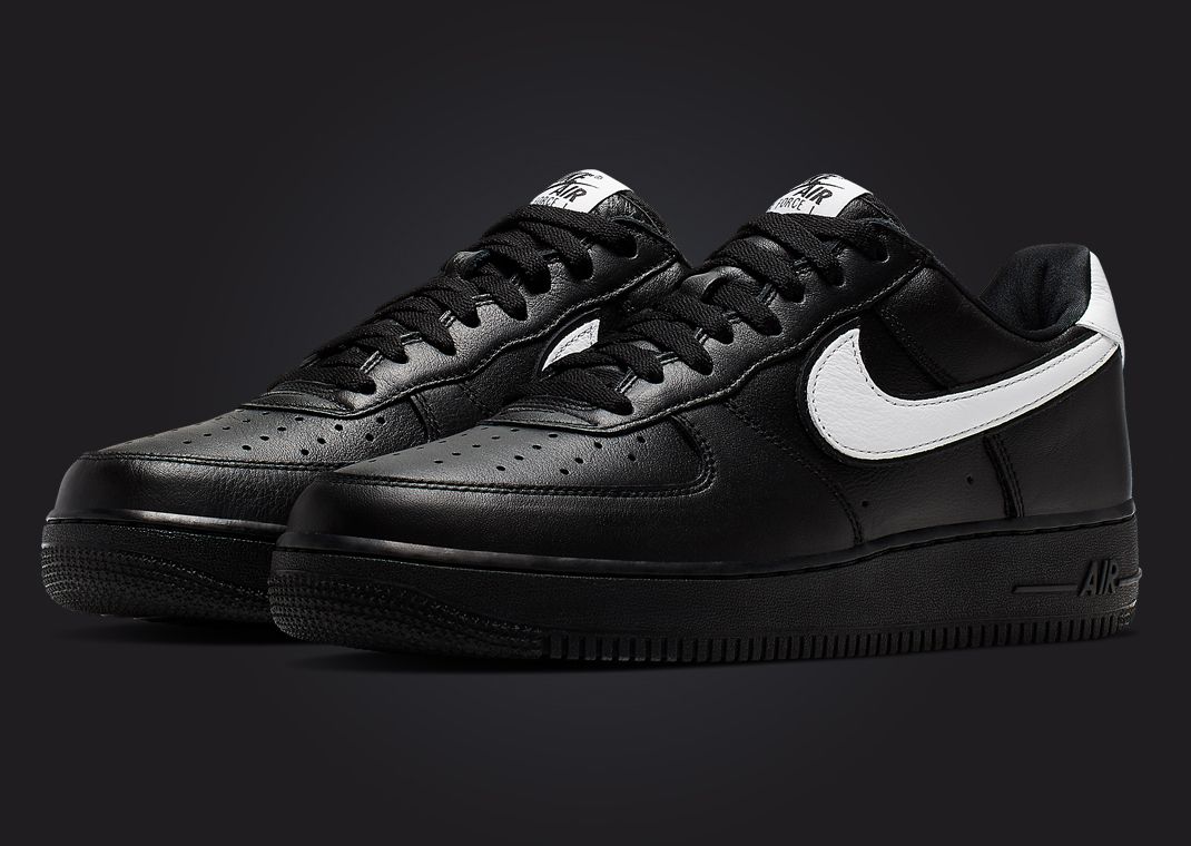 The Nike Air Force 1 Low Retro Black White Releases January 2024