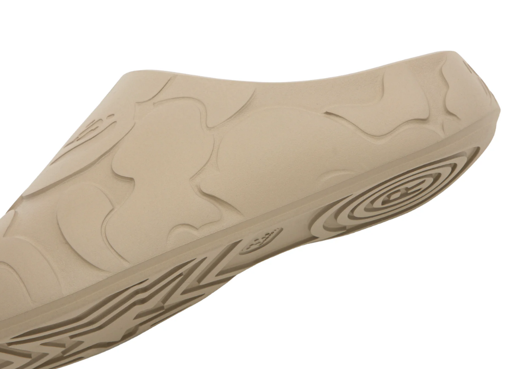 BAPE Slide Beige lateral outsole details
