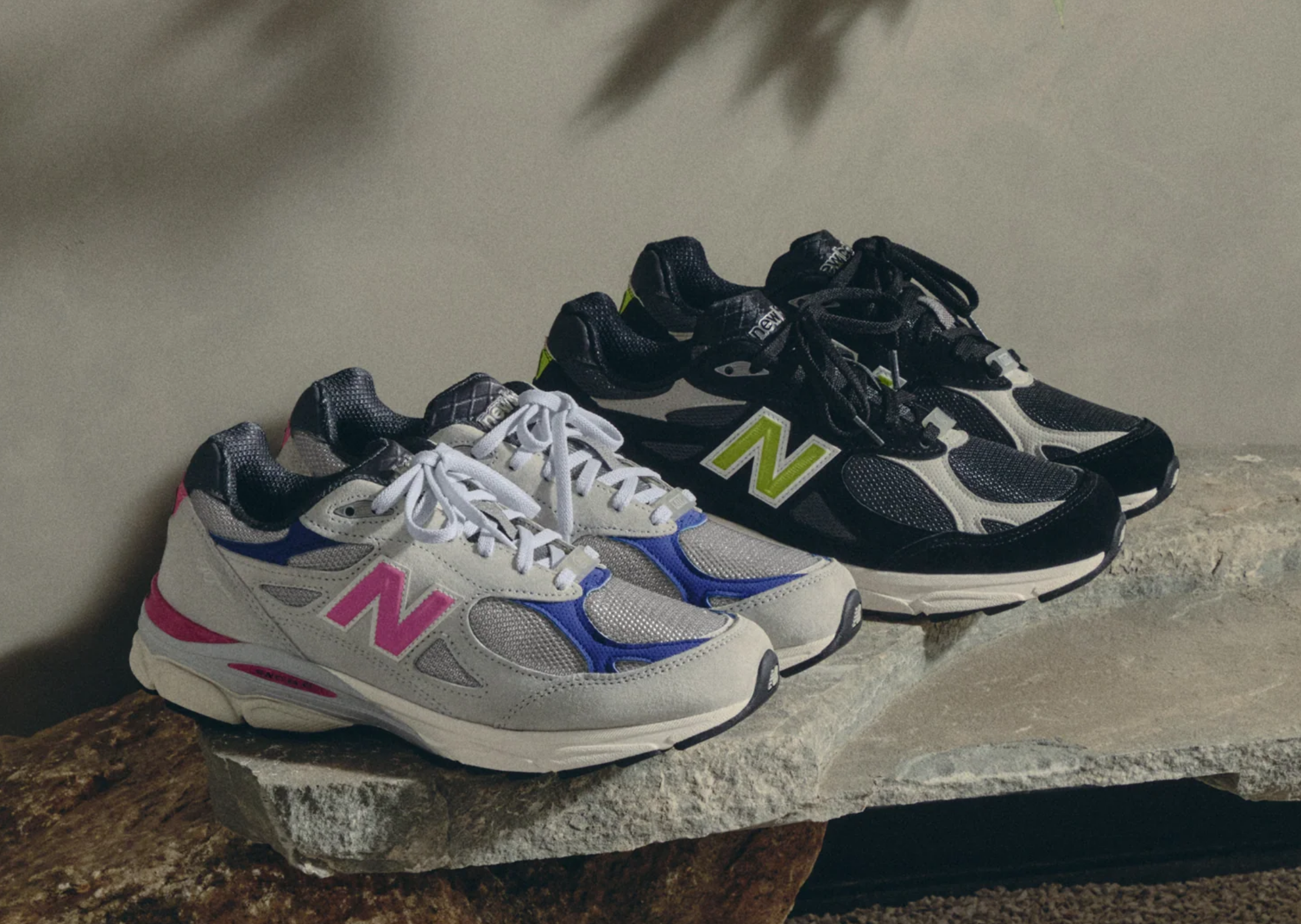 Kith x United Arrows & Sons x New Balance 990v3 Made in USA Pack