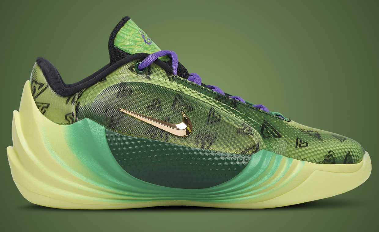 Giannis Channels The Riddler on New Nike Giannis Freak 8 Halloween Colorway