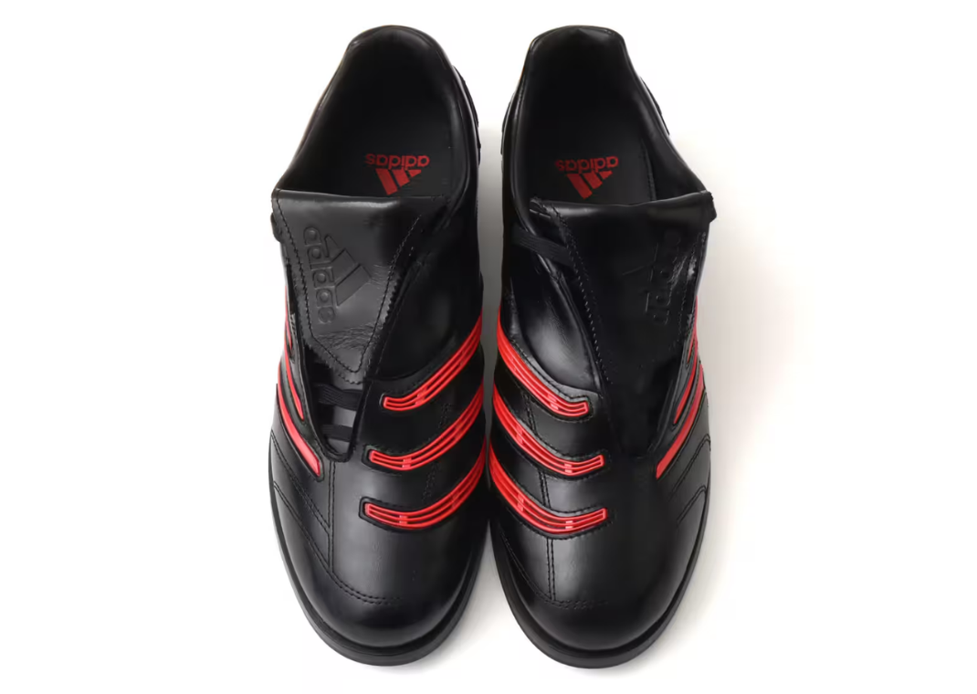 adidas Predator Bowling Shoe Black Red - Top