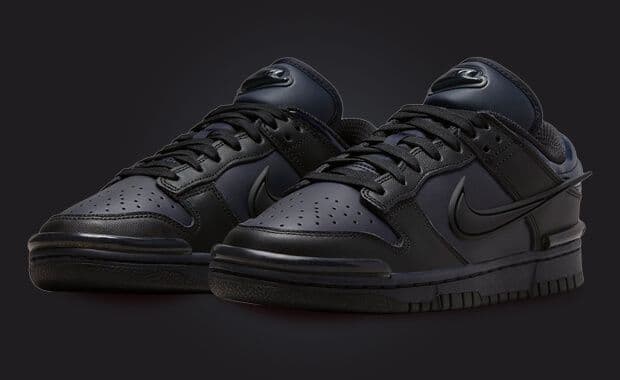 The Nike Dunk Low Twist Is Stealthy in Dark Obsidian and Black