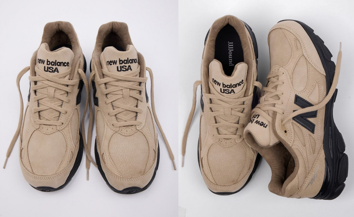 JJJJound’s Latest New Balance Collab Covers a 990v3 in Black and Beige