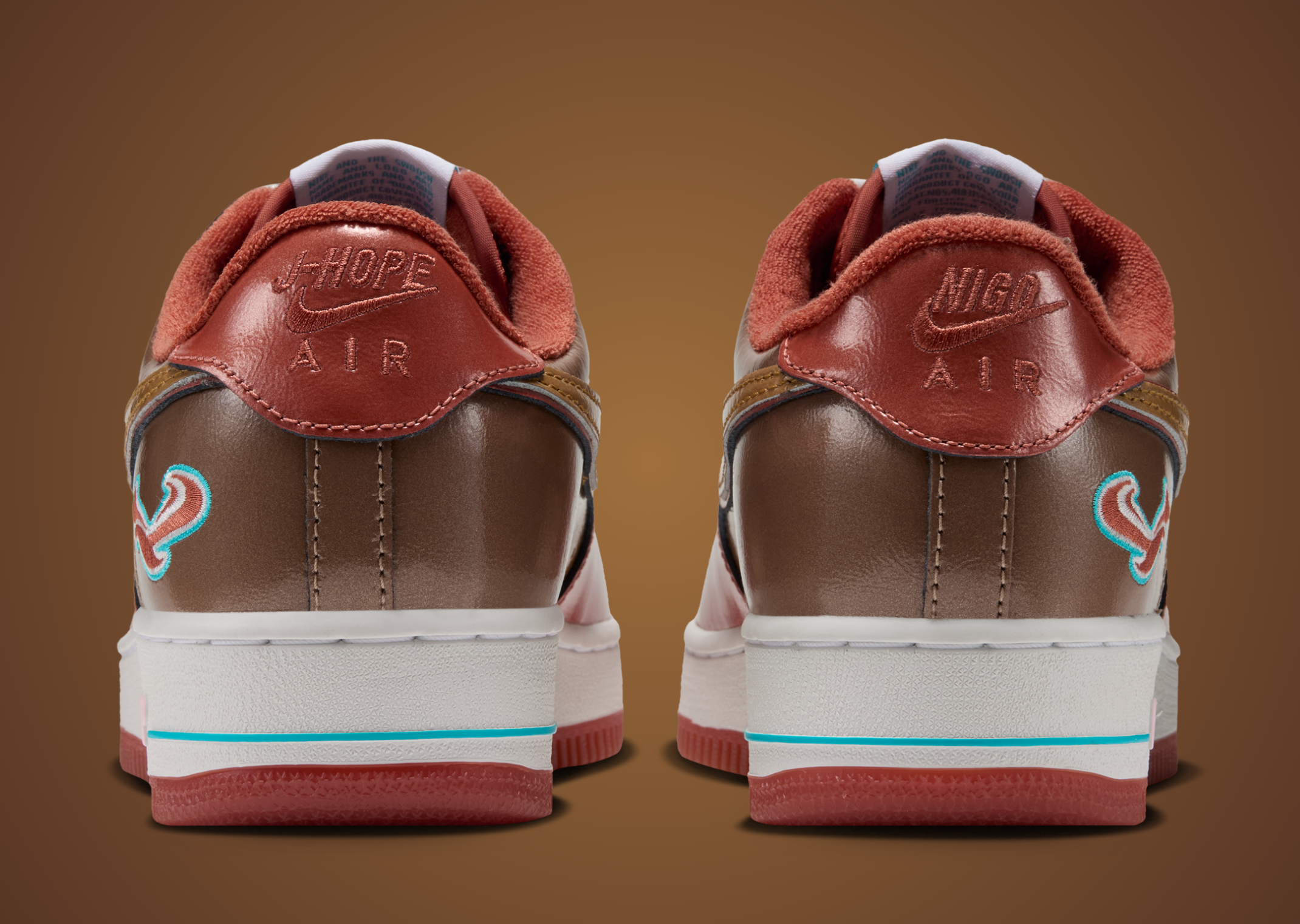 NIGO x J-Hope x Nike Air Force 1 Low '01 Heel