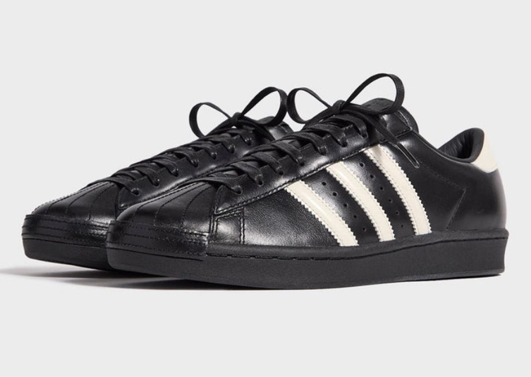 Kith x adidas Superstar Vintage Made in Germany Black Tie Angle