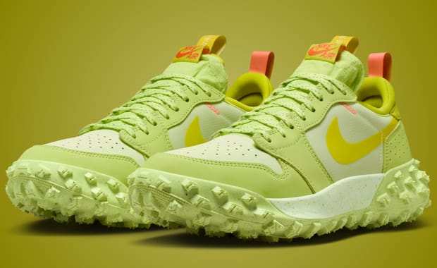 You’ll Never Get Lost in These Lime Green Jordan 1 Low Element Hiking Shoes
