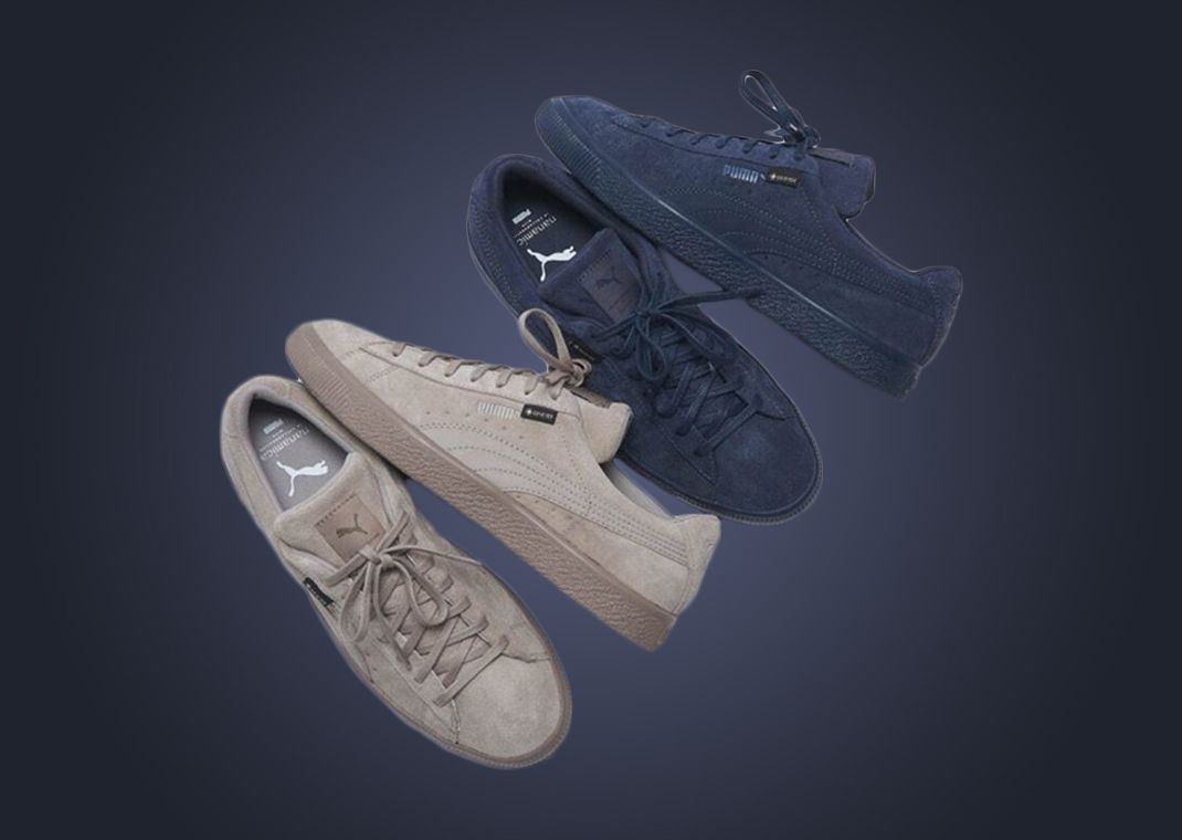 nanamica x Puma Suede VTG Gore-Tex Vintage Khaki & Parisian Nights