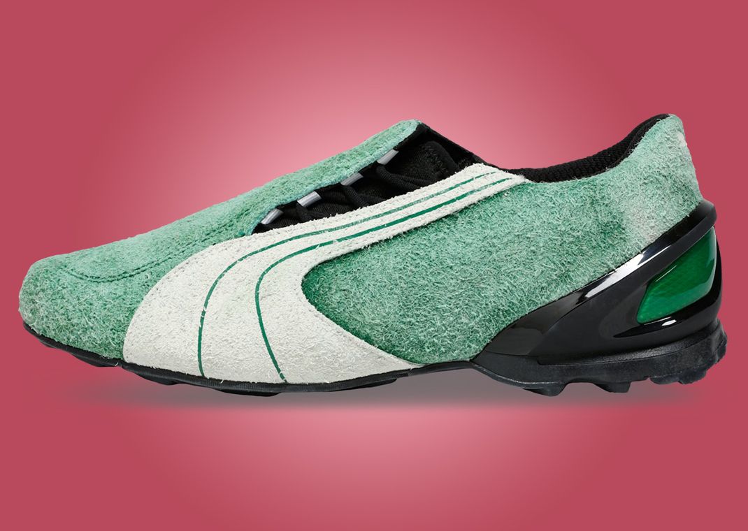 KidSuper x Puma V-S1 Archive Green - Lateral