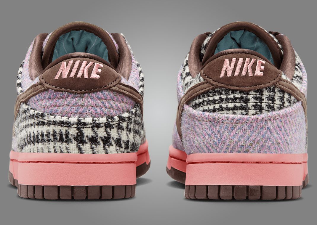Harris Tweed x Nike Dunk Low Multi (W) Heel