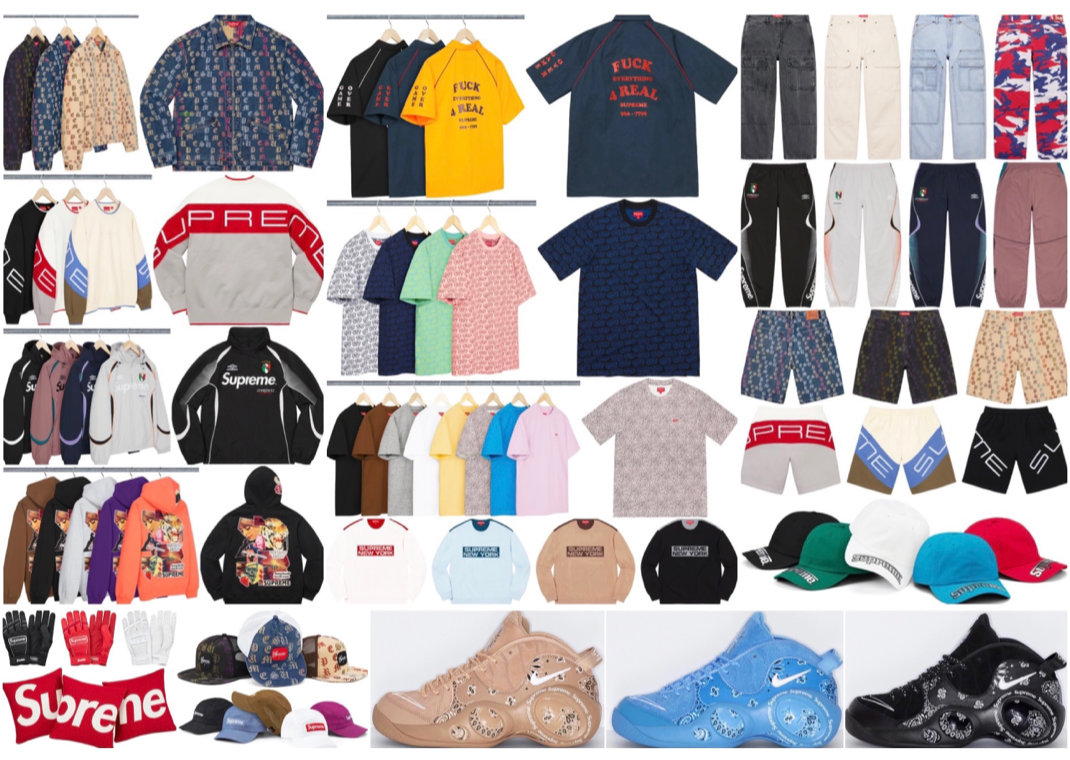 Supreme Week 11 Droplist 