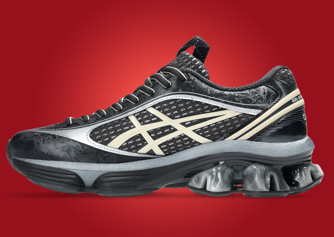 Kiko Kostadinov x Asics US6-S Gel-Kinetic Fluent Black Medial